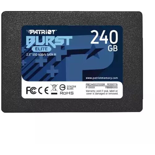 SSD 2.5 SATA3 6Gb/s 240GB Patriot Burst Elite 450MBs/320MBs PBE240GS25R Cene