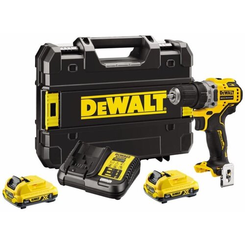 Dewalt DCD701D2-QW Cordless Drill 2x 12V 2Ah XR TSTAK Black, Yellow Cijene
