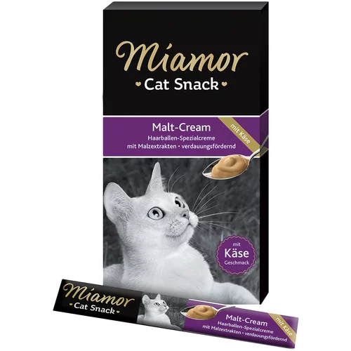 Miamor Cat Snack s sladno kremo & sirom - 6 x 15 g