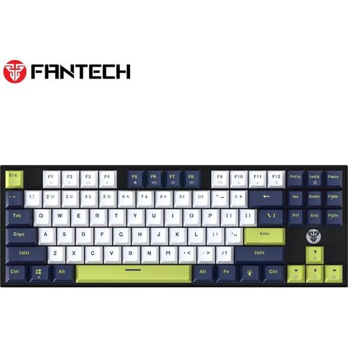 Fantech tastatura mehanicka gaming MK877S rgb atom 87S mori bela (rosie switch) Slike