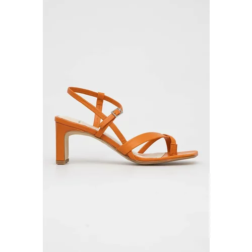 Vagabond Shoemakers Usnjeni sandali LUISA oranžna barva, 5312.301.44
