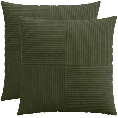 Presvlaka za jastuk 2 pcs ALMELO Zelena 70 x 70 cm Kord Cene