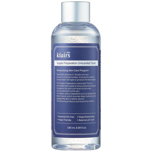 Klairs Supple Preparation Unscented Toner 180ml Slike