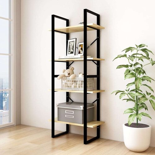 vidaXL ormarić za knjige s 4 razine 60 x 30 x 140 cm masivna borovina Cijene