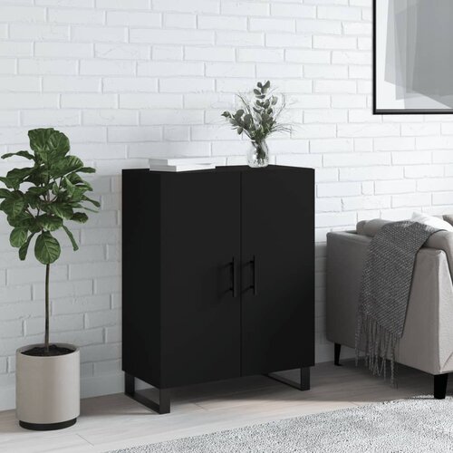 VidaXL Komoda crna 69 5 x 34 x 90 cm od konstruiranog drva Slike