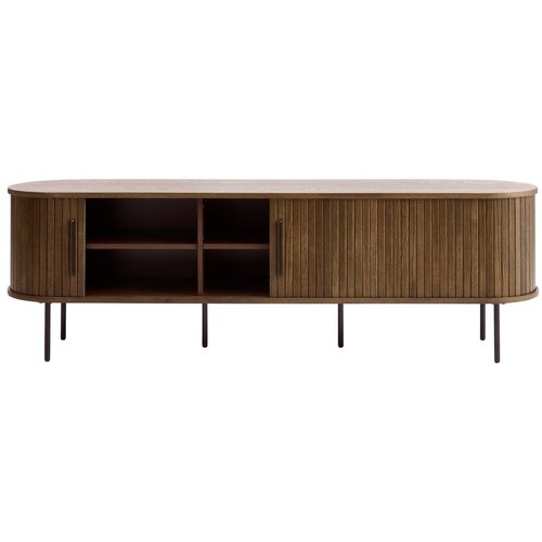 Unique Furniture Rjava TV omarica v hrastovem dekorju 180x56x45 cm Nola &amp;ndash; Slike