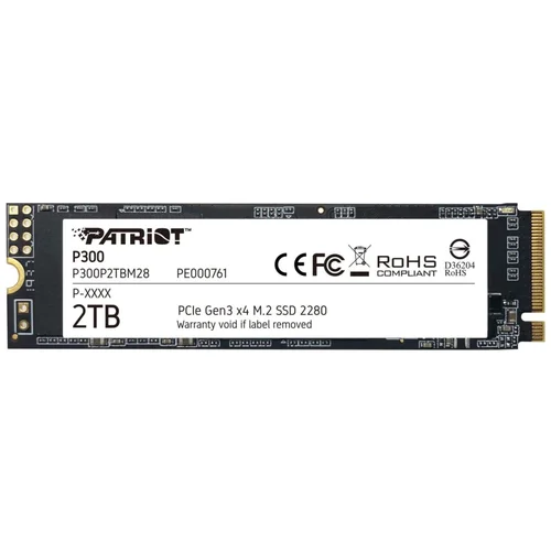 Patriot, Apacer Patriot SSD 2TB M.22280 PCIe Gen3 x 4, NVMe 1.3R/W: 1700/1100MB/s