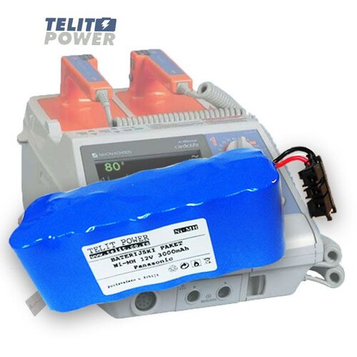 Telit Power Baterija Nihon Kohden NKB-301V NiMH 12 V 3000 mAh za defibrilator Slike
