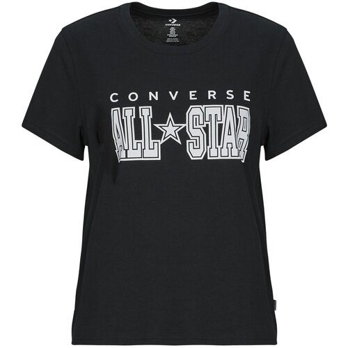 Converse Majice s kratkimi rokavi ALL STAR RETRO TEE Črna Slike