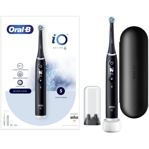 Oral-b iO6 Black Lava Električna četkica za zube Cene