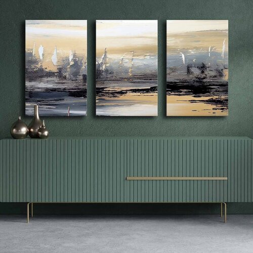 WALLXPERT Slika na platnu 3P4570GSC-004, 45 x 70 cm, 3 dela Slike