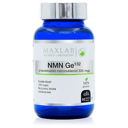 Maxlab Prirodni anti age molekul za energiju i vitalnost Nmn Nikotinamid Mononukleotid Ge, 132 tablete Slike