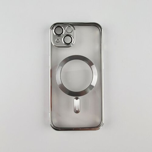  Futrola silikonska magsafe za iphone 13/ srebrna Slike