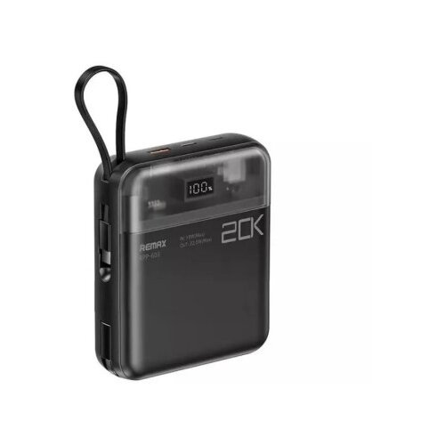 Remax RPP-603 20W+QC 22.5W Power Bank with 2 Fast Charging Cables 20000mAh Slike