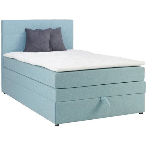 Welnova POSTELJA BOXSPRING 120 cm x 200 cm , tekstil svetlo modra Cene