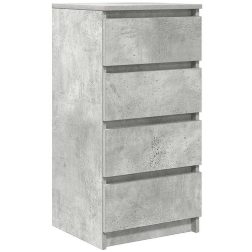  Komoda siva boja betona 37,5x35x76 cm od konstruiranog drva Slike