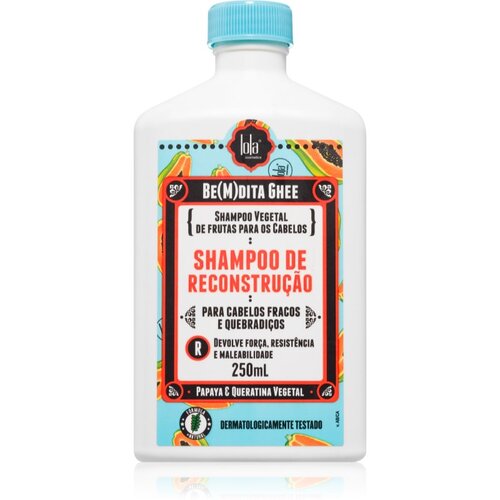Lola Cosmetics BE(M)DITA GHEE SHAMPOO RECONSTRUÇÃO regeneracijski šampon za šibke lase 250 ml Cene