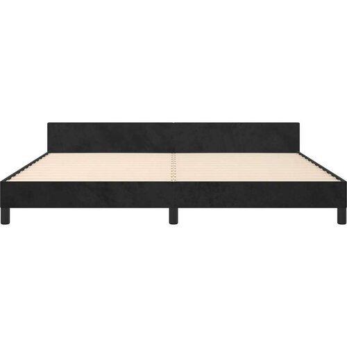  Za krevet s uzglavljem crni 200x200 cm bar&amp;scaron;unasti Slike