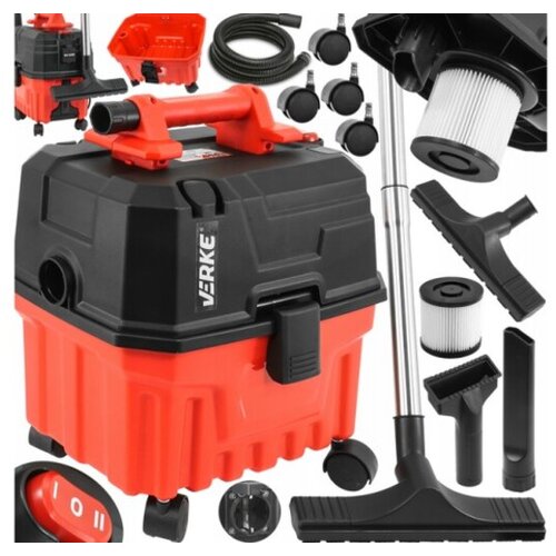 Verke hepa 15L industrijski gradbeni sesalnik 1400W mokro su Cene