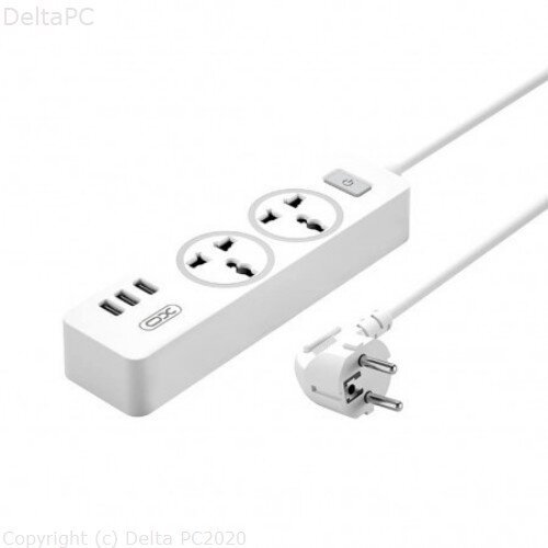XO WL04 Produzni kabl 2 uticnice + 3xUSB 1.8m Cijene