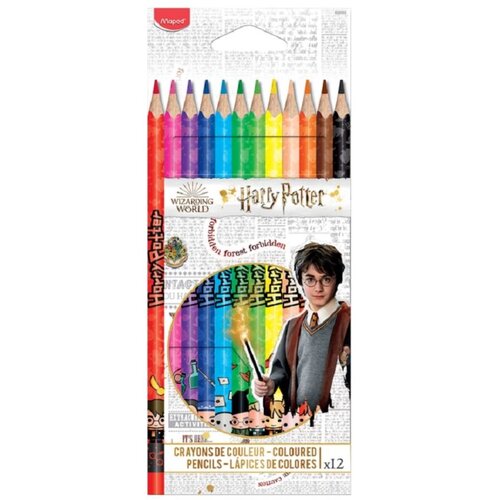 Maped Drvene bojice Harry Potter, 12 komada Slike