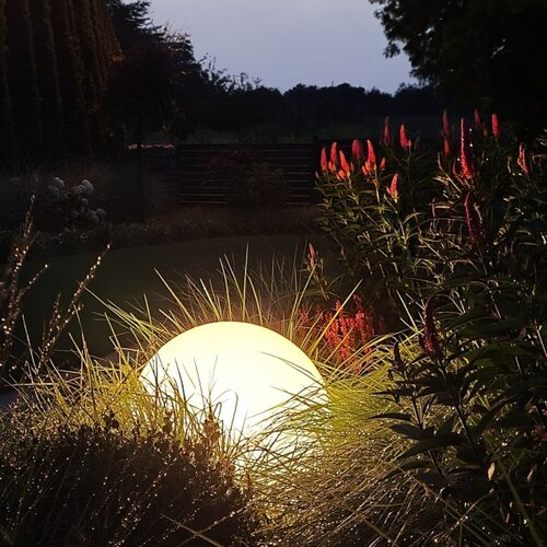  LED RGBW prigu&amp;scaron;iva spolja&amp;scaron;nja svetiljka GLOBO 1xE27/9W/230V prečnik 60 cm IP44 Slike