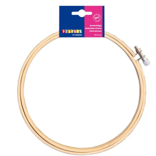 Playbox PlayBox: Leseni vezen okvir premera 15 cm. Cene