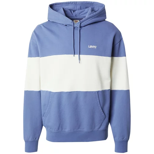 Levi's Sweater majica nebesko plava / bijela