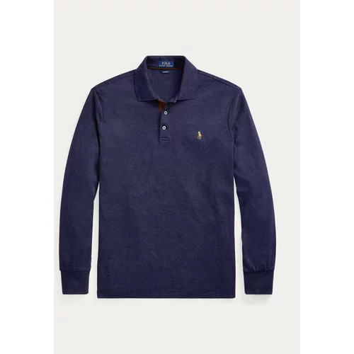 Polo Ralph Lauren Polo majica 710671785010 Mornarsko modra Custom Slim Fit