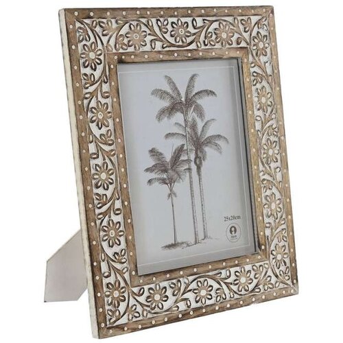  Okvir za sliku Home ESPRIT Bijela Prirodno Kristal Drvo Manga Indijac 31 5 x 2 x 36 5 cm Cijene