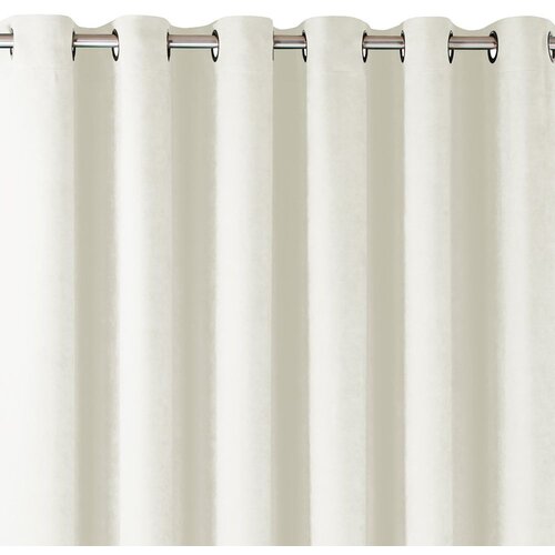  Curtain MILANA color creamy style classic silver silver metal eyelets chenille 140x300 HOMEDE Slike