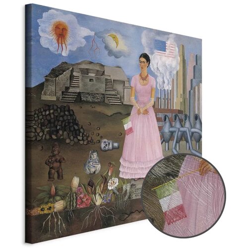  Slika - Frida Kahlo &ndash; Self-Portrait on the Borderline Between Mexico and the United States 40x40 Premium Print Cijene