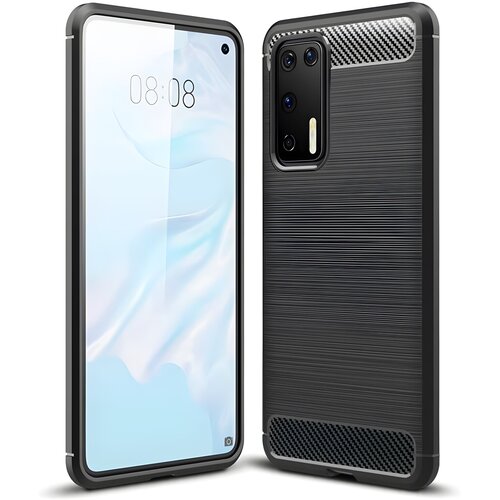 IZMAEL.eu Ohišje Carbon Shield TPU za Huawei P40 - Črna Cene