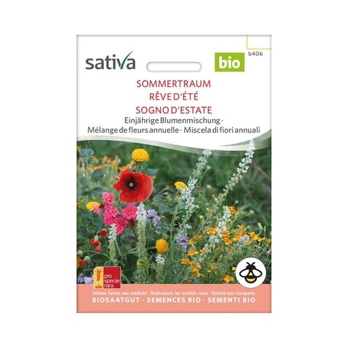 BIO mešanica enoletnih cvetov “Sommertraum” Cene