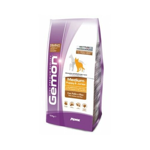 Gemon medium puppy & junior 15kg – granule 31/16 – hrana za štence srednjih rasa Slike