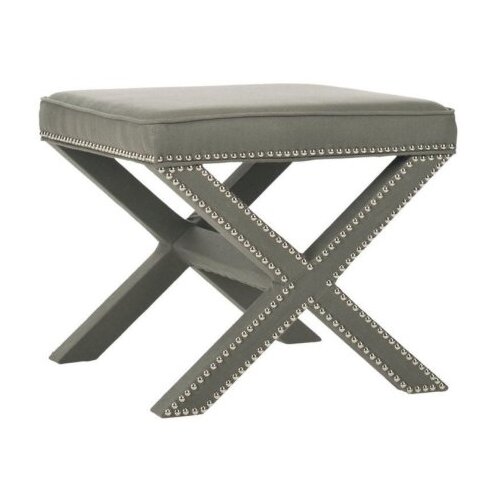 Hanah home tabure pelona capraz pouffe 60 grey Cene