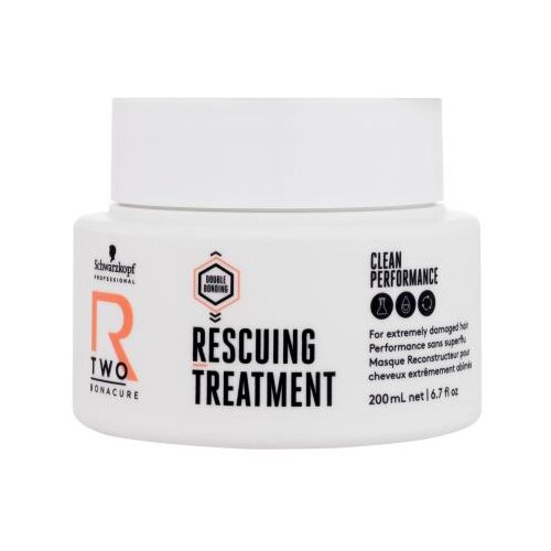 Schwarzkopf Professional Bonacure R-Two Rescuing Treatment maska za lase po&amp;scaron;kodovani lasje 200 ml za ženske Slike