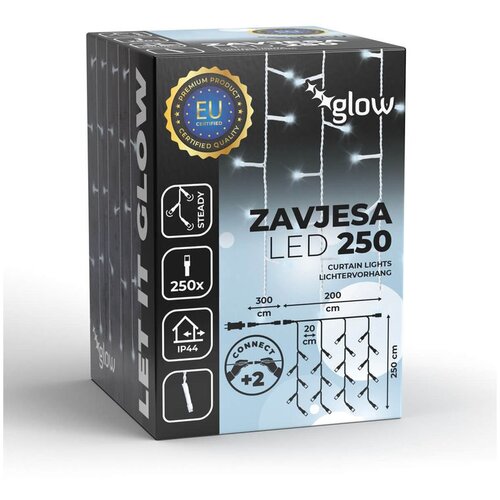 Home deco 250 LED zavjesa - bijele žaruljice Cijene