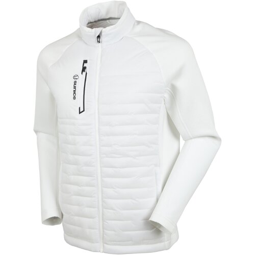 Sunice Hamilton Thermal Hybrid Mens Jacket Pure White/Black S Slike