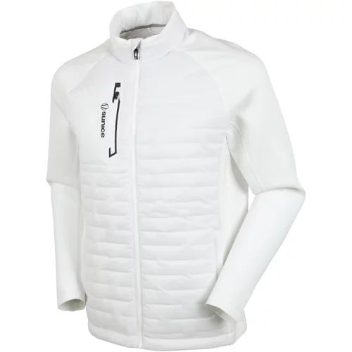 Sunice Hamilton Thermal Hybrid Mens Jacket Pure White/Black S