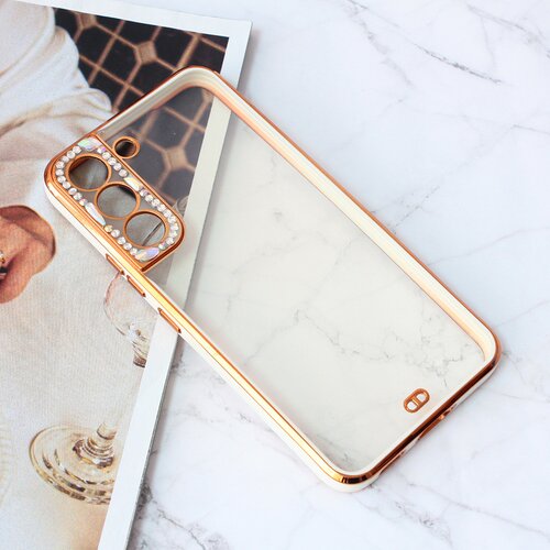 Maska za telefon Cirkon Camera za Samsung S901B Galaxy S22 5G bela Slike