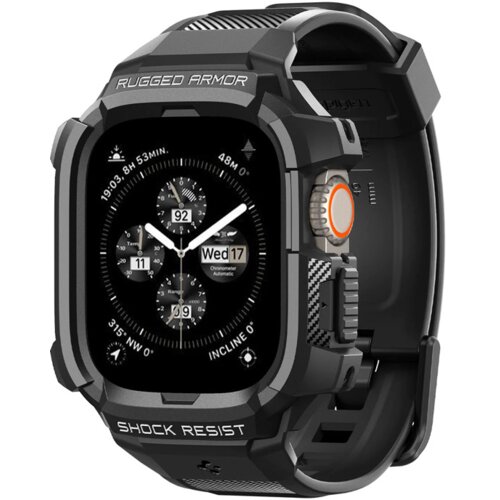Spigen RUGGED ARMOR PRO ETUI S PAŠKOM ZA APPLE WATCH ULTRA 49MM ČRN, (21969031) Cene