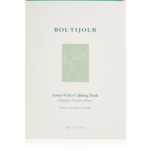 BOUTIJOUR Lotus Water Calming Mask umirujuća sheet maska za ishranu i hidrataciju 5x33 g Cijene