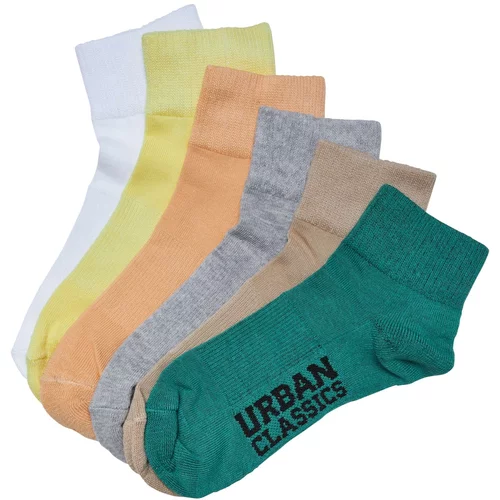 Urban Classics Accessoires High Sneaker Socks 6-Pack sunsetcolor