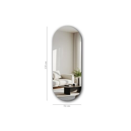 Hanah home ogledalo 52135 Ayna-004, 52 x 135 cm, &amp;scaron;areno Slike