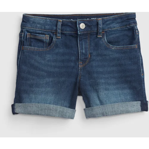 GAP Kids Denim Midi Shorts Washwell - Girls