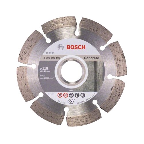 Bosch Dijamantska rezna ploča Standard for Concrete 115 x 22.23 x 10 mm Cene