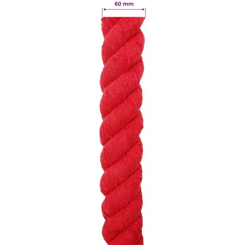  Konop Crvena 6 x 6 x 1000 cm Pamuk Slike