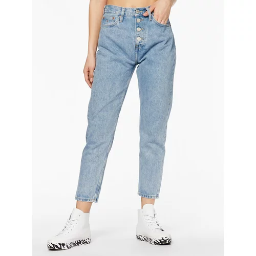 Tommy Jeans Jeans hlače Izzy DW0DW15494 Modra Regular Fit