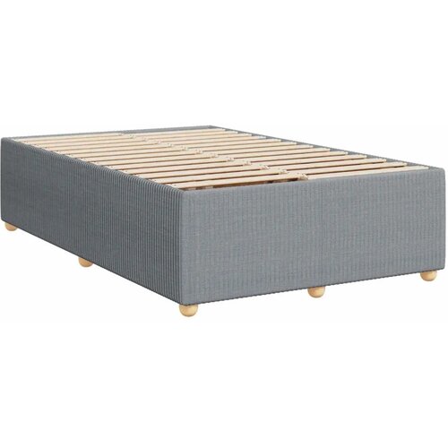  Boxspring krevet s madracem Svjetlosiva 120 x 190 cm Tkanina - Svjetlosiva 120 x 190 cm Dizajn linija Slike
